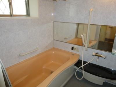 Bathroom. It is a spacious bathroom is happy