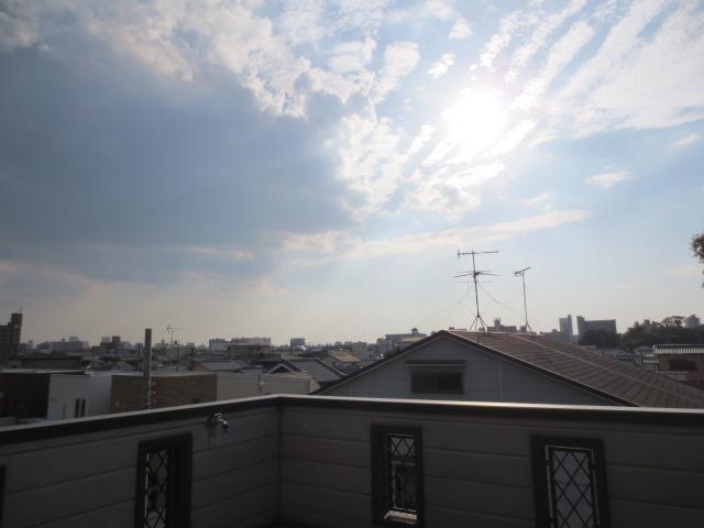 View photos from the dwelling unit. View from the roof balcony