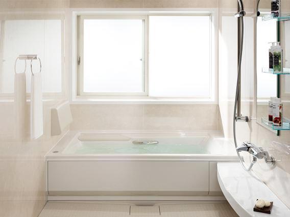 Bathroom. In also humid season, With bathroom ventilation dryer for drying in the bathroom.  [Other construction site]