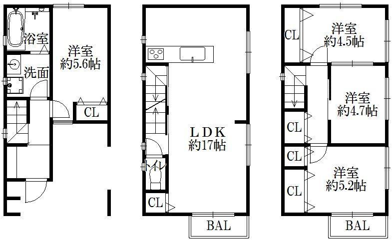 Building plan example (floor plan). Attached to the free plan, In reality your ideal!