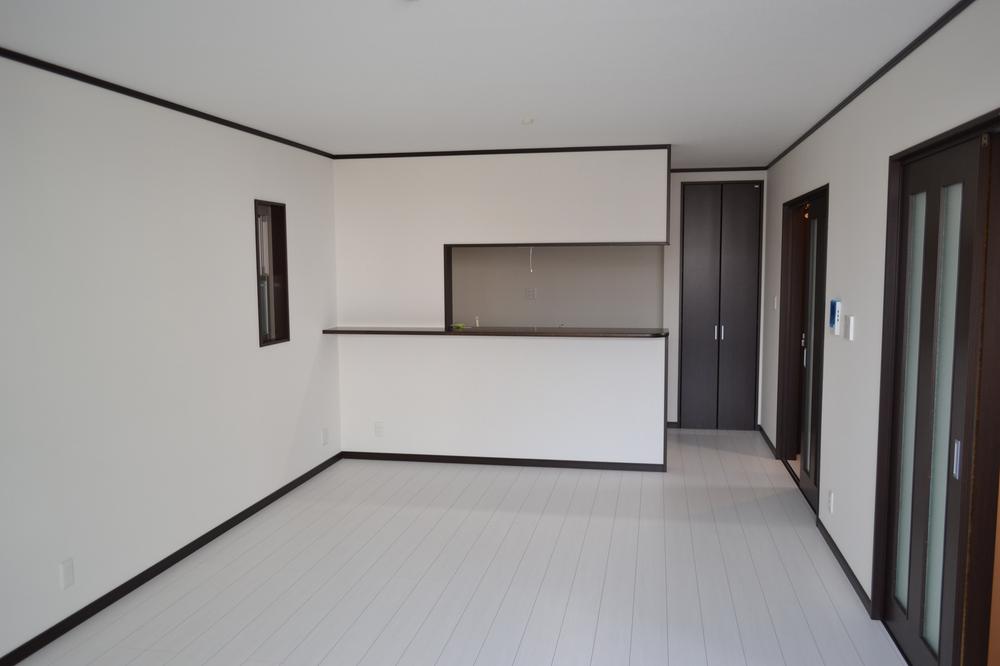 Model house photo. Living