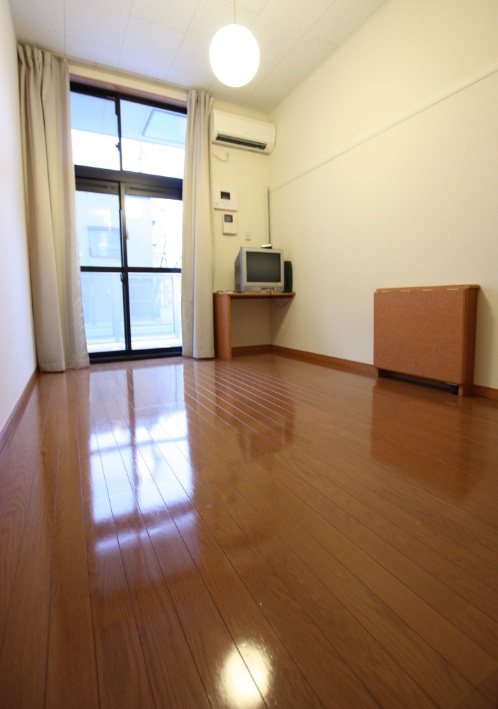 Living and room. Air conditioning ・ illumination ・ curtain