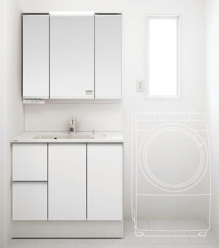 Wash basin, toilet. Bathroom vanity