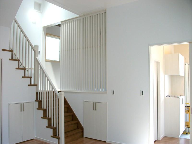 Building plan example (introspection photo). Model house construction photo (kitchen ~ In the second floor)