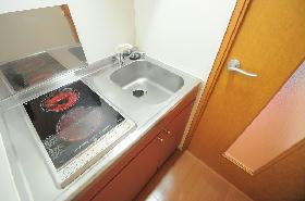 Kitchen. Powerful radiator stove