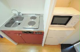 Kitchen. Two-burner stove
