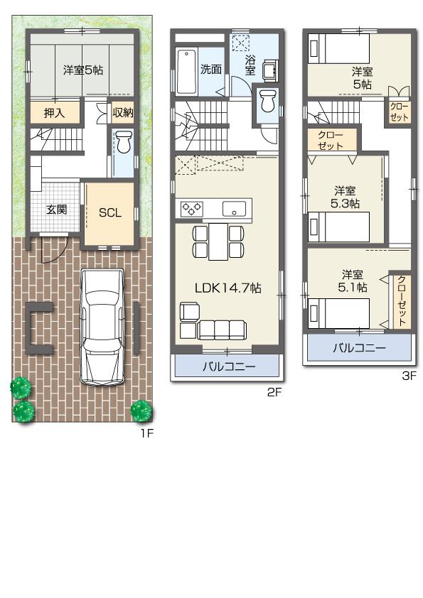 Building plan example (floor plan). Building plan example