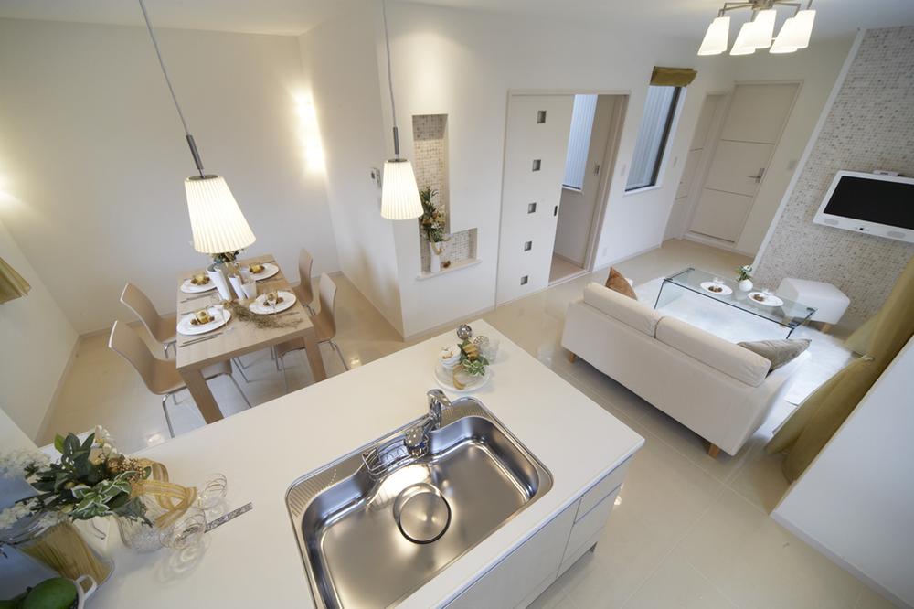 Living.  ☆ Our construction cases ☆  ☆ Living by taking advantage of space ☆