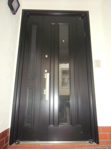 Entrance. It is the entrance door