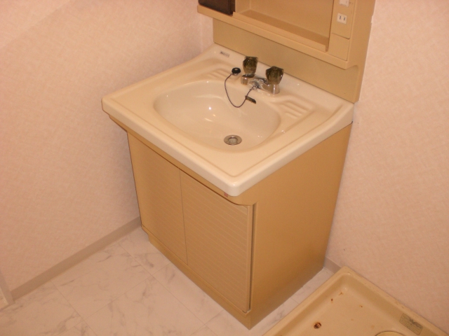Washroom. Independent wash basin