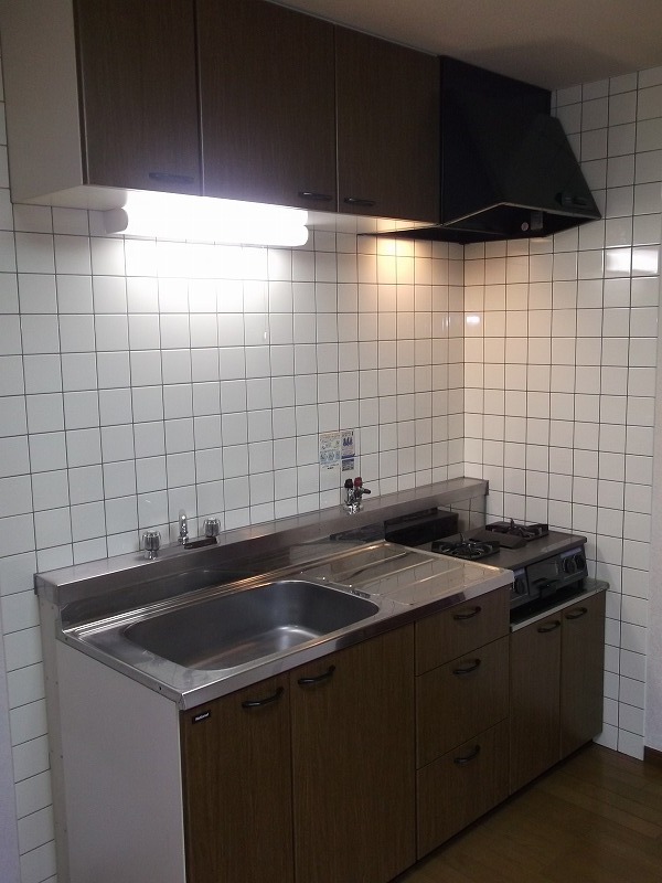 Kitchen. Gas two-burner stove is with!