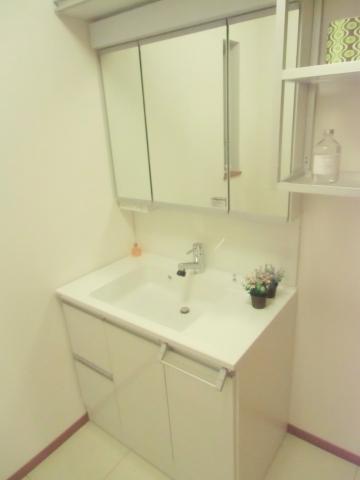 Wash basin, toilet. With a basin of course shower