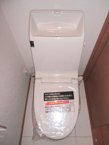 Toilet. Toilet, of course with washlet