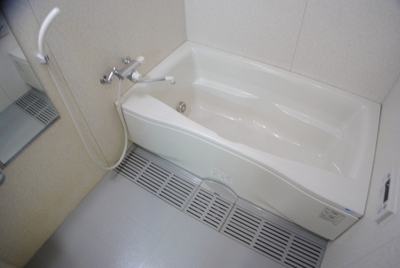 Bath. Large bathroom with reheating