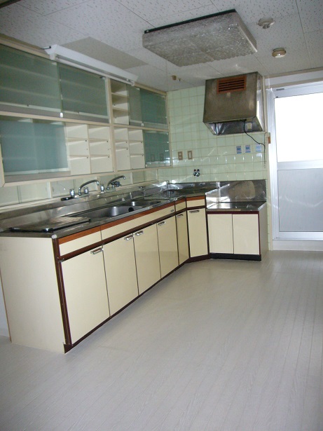 Kitchen. 2 lot gas stoves correspondence