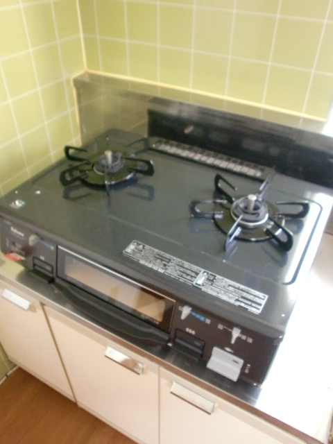 Kitchen. Sensor eye of new, Glass top is a stove