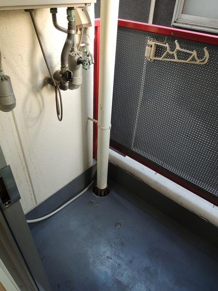 Balcony. Washing machine is put in here.