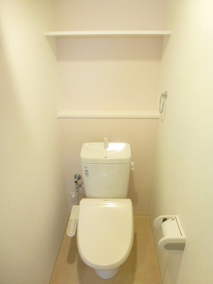 Toilet. Bidet With shelf