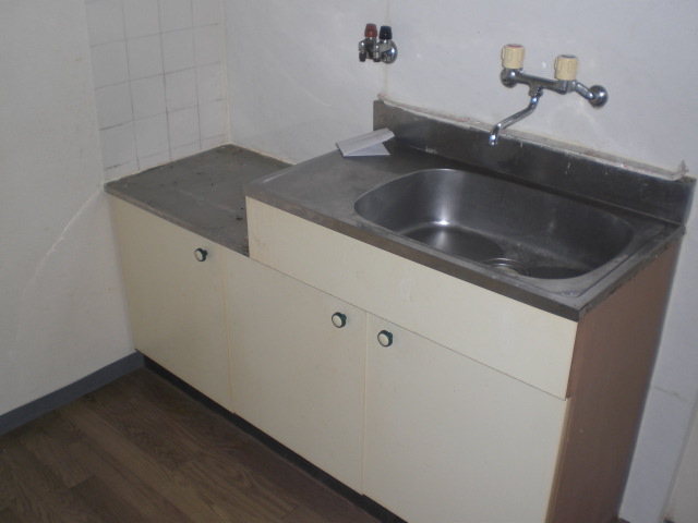 Kitchen. Gas stove is installed Allowed