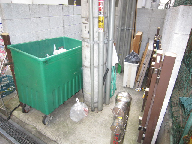 Other common areas. On-site waste storage!