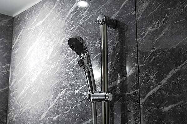 Bathing-wash room.  [One-stop 1WAY head] Since it is switched on and off by hand switch, It will save every day of the water bill and the gas bill (same specifications)