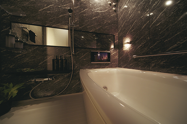 Bathing-wash room.  [Bathroom] E-type model room