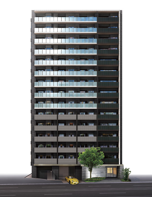 Buildings and facilities. To stimulate the downtown sensibility, Art of beauty is impressive (Exterior view)