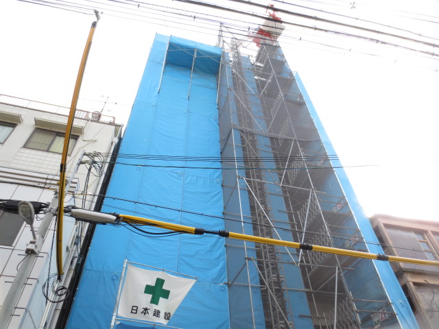 Building appearance. Under construction