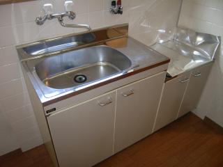 Kitchen. Two-burner stove can be installed