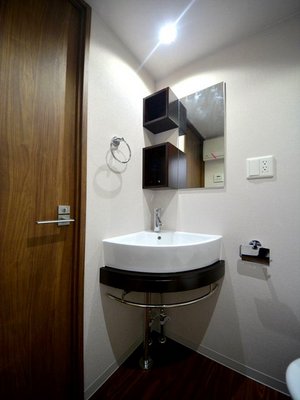 Washroom. Wash basin