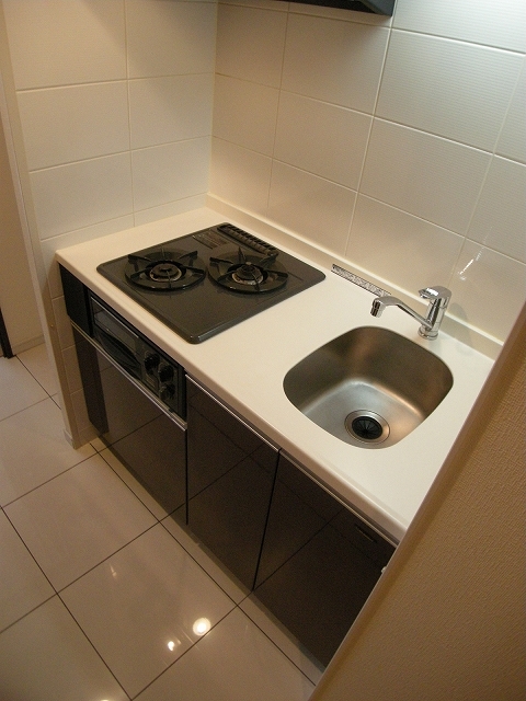 Kitchen. A cooking space system 2-neck Gasukitchin!