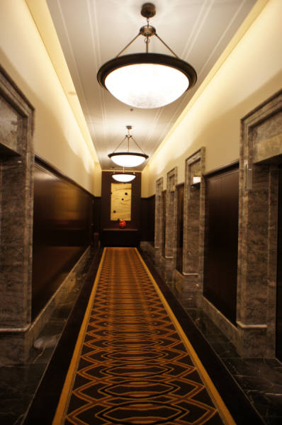 Living and room. elevator hall