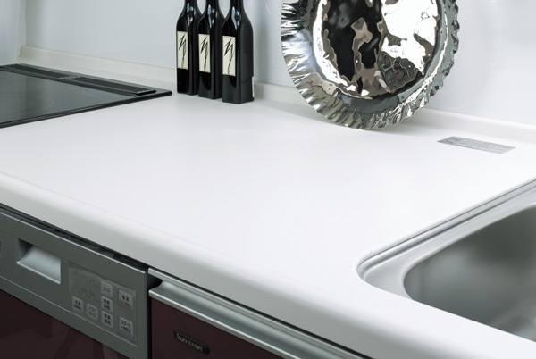 Kitchen.  [Artificial marble countertops] The counter top, beautifully, Also adopted an easy artificial marble maintenance. Produce a luxury kitchen (same specifications)