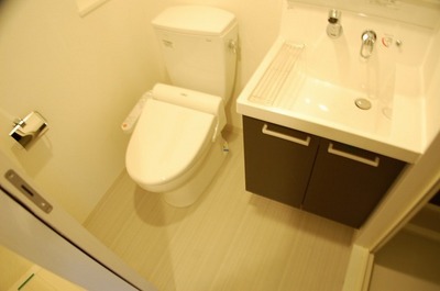 Washroom. Basin dressing room