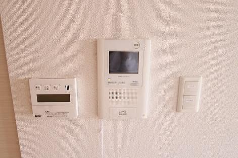Security. Intercom with color monitor