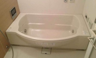 Bath. TV with bathroom