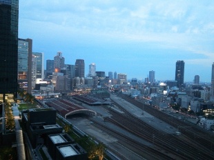 View. The south side of the scenery as seen from the room