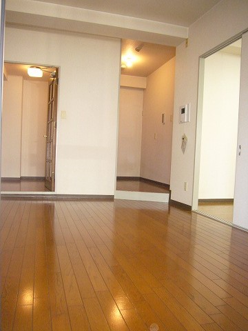 Living and room. It is easy to layout because the kitchen is hidden!