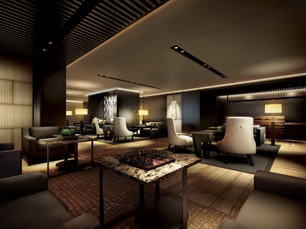  [Owner's Lounge & Cafe] Not only as a private space for the owner, There is also a community of place owners to each other, Owner's Lounge and Cafe, which also plays a role of Yingbin to entertain the customers. Rendering