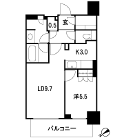 Floor: 1LDK, occupied area: 46.05 sq m, Price: 36,558,683 yen ・ 37,067,857 yen