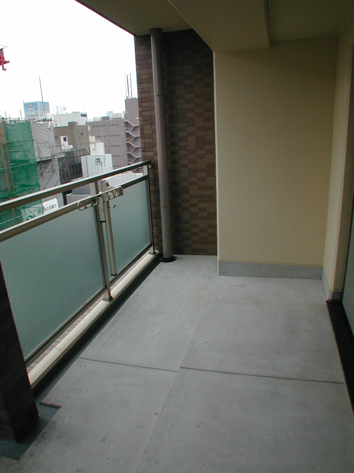 Balcony. With wide balcony. 