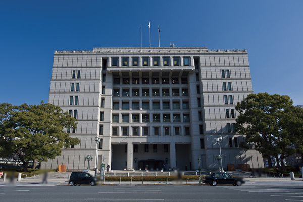 Surrounding environment. Osaka City Hall (10-minute walk ・ About 800m)