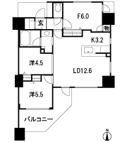 Floor: 2LDK + F, the area occupied: 66.66 sq m, price: 37 million yen ・ 37,612,000 yen
