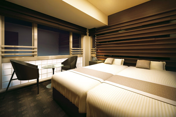 Shared facilities.  [Guest rooms] As we live, There will be also an opportunity to invite the person etc. and friends of the beginning relatives parents. Entertained important guests of such owner, "Guest rooms" are equipped to be able to slowly stay in a hotel instead. To keynote a chic color scheme of dark brown, Relaxed and intimate as layout. You can enjoy the moments spent in the city center (paid / Rendering)