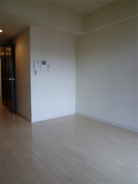 Living and room. White flooring shiny!