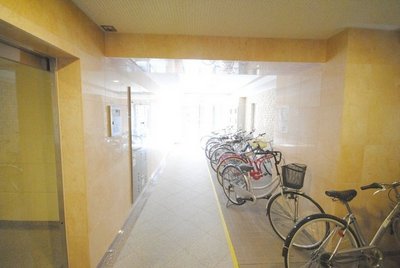 Other common areas. Place for storing bicycles