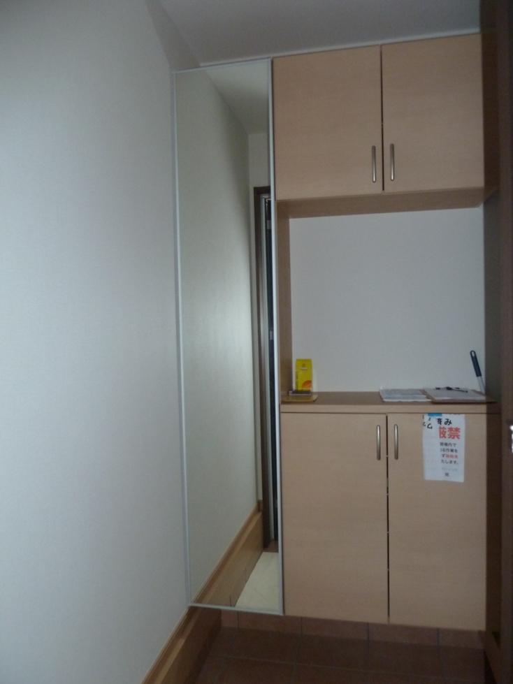 Entrance. Appearance with mirror cupboard.