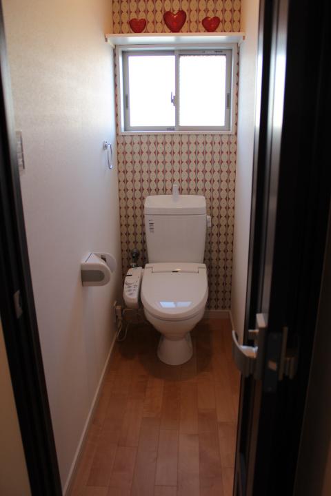 Model house photo. Toilet