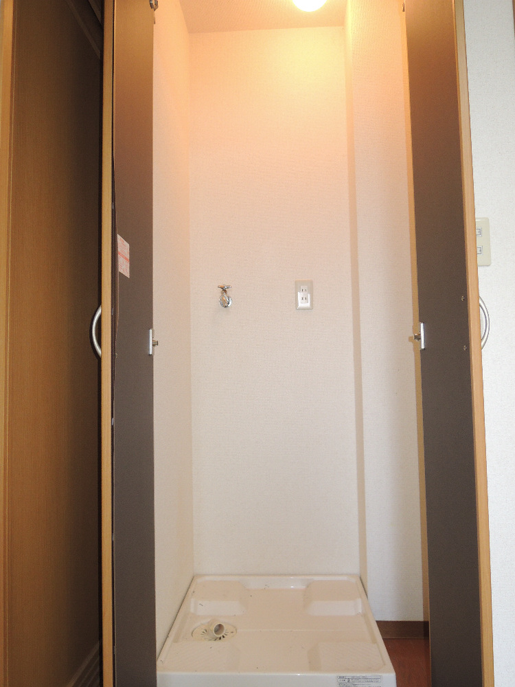 Other room space. Washing machine in the room