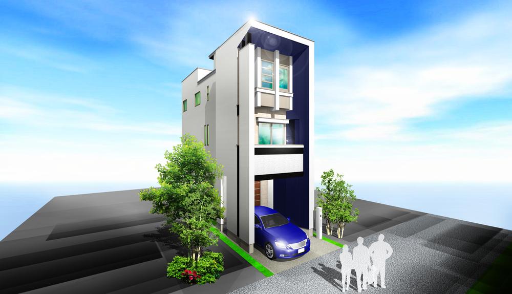 Building plan example (Perth ・ appearance). Appearance image Perth. Land area of about 18.5 square meters